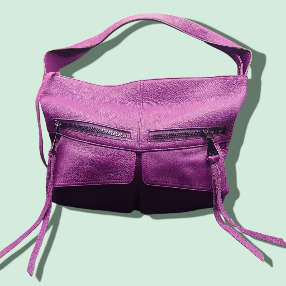 RARE STRIKING Aimee Kestenberg Purple road trip Satchel
